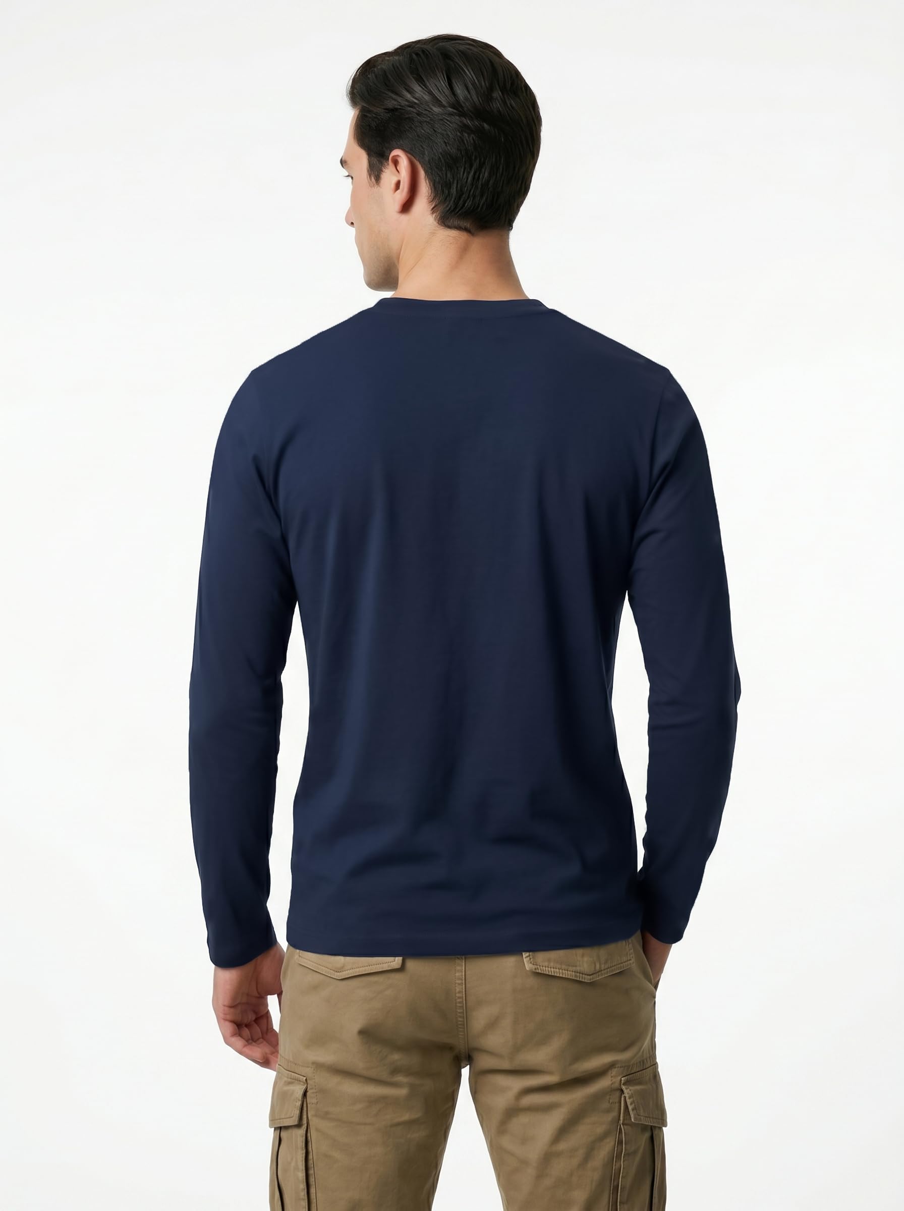 Confezione da 3, 4 magliette da uomo a maniche corte e lunghe con scollo a V, comode magliette con scollo a V per palestra, corsa, allenamento e uscite casual