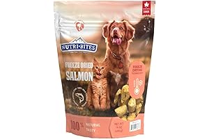 Nutri Bites Freeze Dried Salmon Treats for Pets