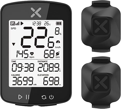 XOSS G+ Gen2 GPS Bike Computer con Vortex 2 unids ANT+ Bluetooth IPX7 impermeable Ciclismo Ordenador recargable Bicicletas Velocímetro Odómetro con