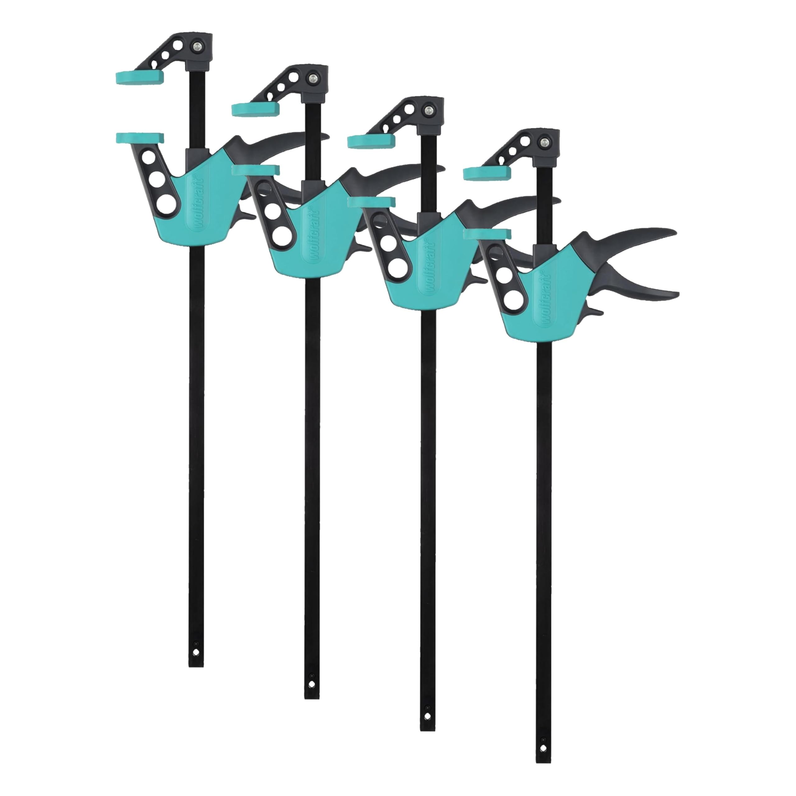 Serre-joint wolfcraft fini les assemblages de travers fixer coller planches bois