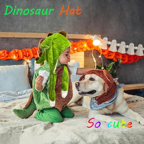 Miniatura 5 de Gorro de peluche con orejas de animal para saltar para Halloween, Navidad, cosplay, novedad, gorra de fiesta para adultos, mujeres y niños