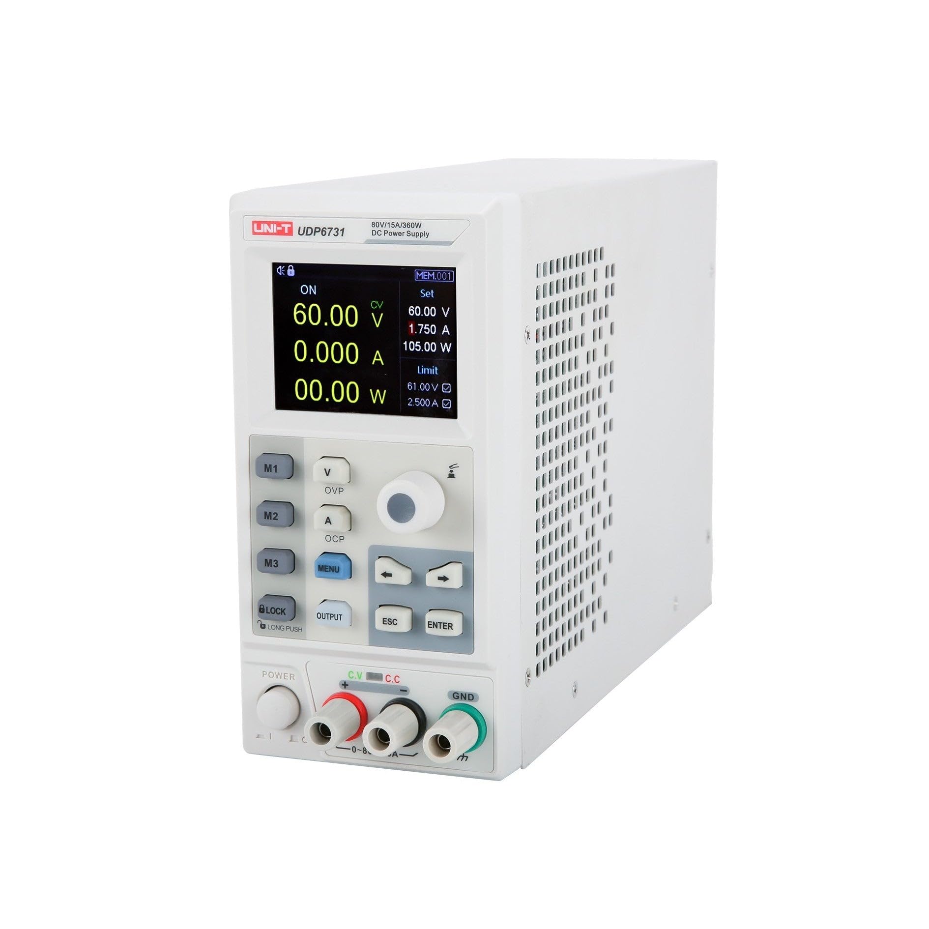 UNI-T Labornetzteil, UDP6730, 1 Kanal, programmierbar, 360 W