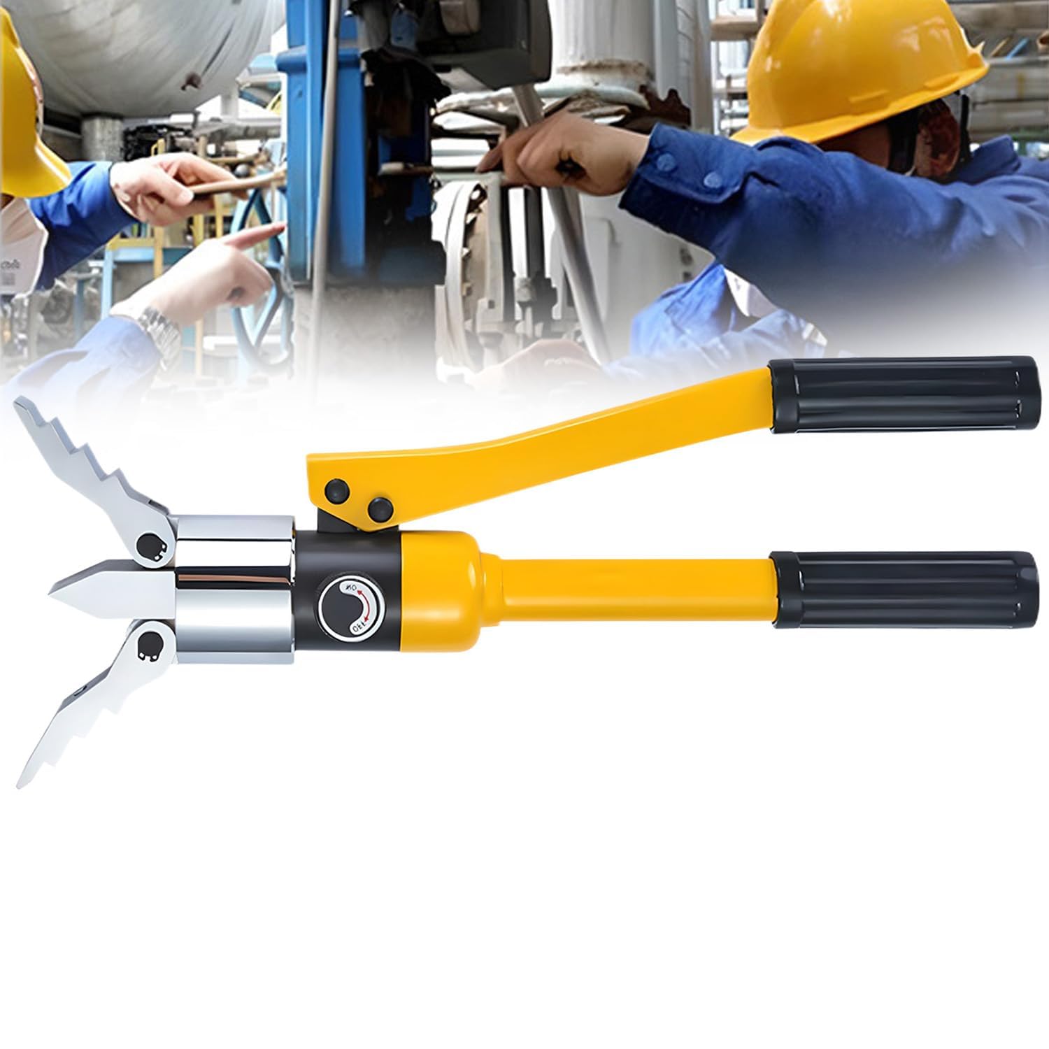 Tragbarer hydraulischer Flanschspreizer, Flansch-Expanderzange für Wartung, Überholung und Ventilwechsel, Spitzenöffnungsabstand 30/55 mm, schnelles Expansionswerkzeug
