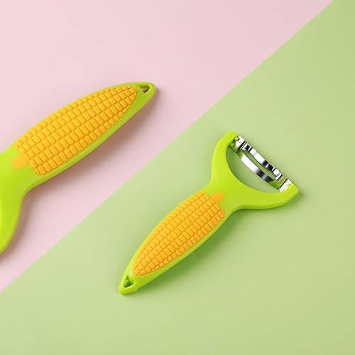 Miniatura 5 de Pelador de maíz, removedor de maíz, buen agarre, cuchillo pelador de maíz de acero inoxidable, mango antideslizante, cortador de mazorca de cocina