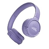 Tune 520BT - Wireless On-Ear Headphones, Up to 57H Battery Life and Speed Charge, Lightweight, Comfortable and Foldable Design, Hands-Free Calls with Voice Aware (Purple)