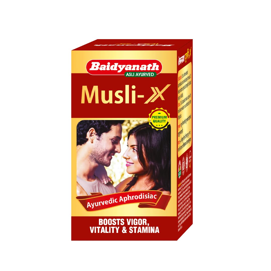 Baidyanath Musli X - Made with Pure Safed Musli for Strength and Vitality - 30 capsules