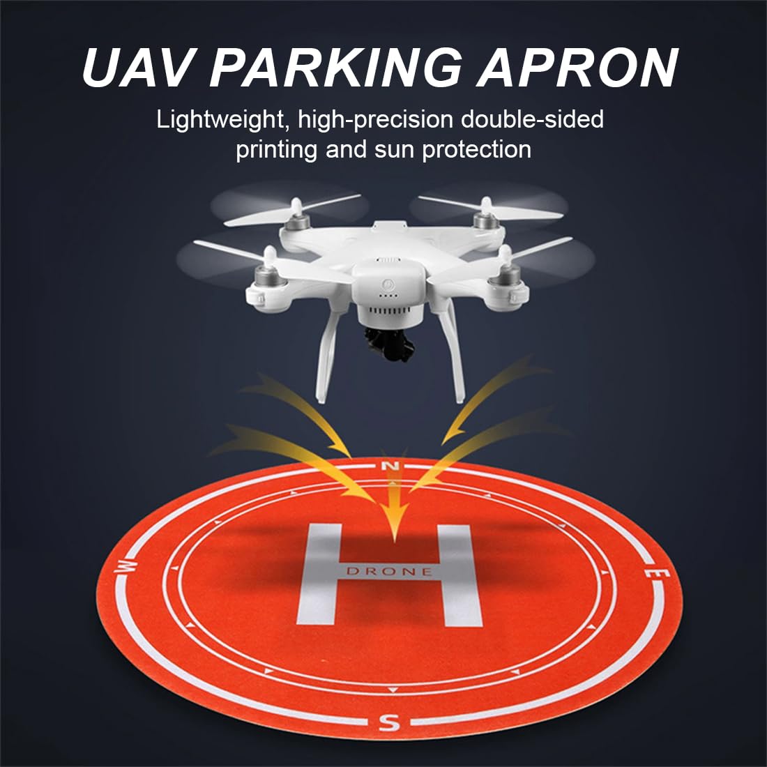 Plataforma De Aterrizaje Drones, Plegable, 50cm, Universal, Double Face, Impermeable, Mat de aterrizaje para Mini 3 Pro/Mini 2/Mavic 3/Air 3/Avata 2