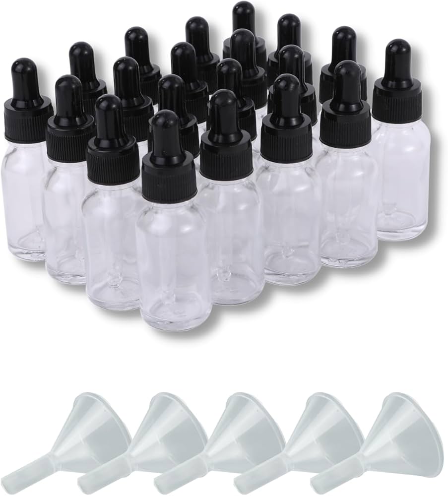 Amazon.co.jp: Chocople 遮光瓶 透明瓶 スポイト付き 精油 アロマ