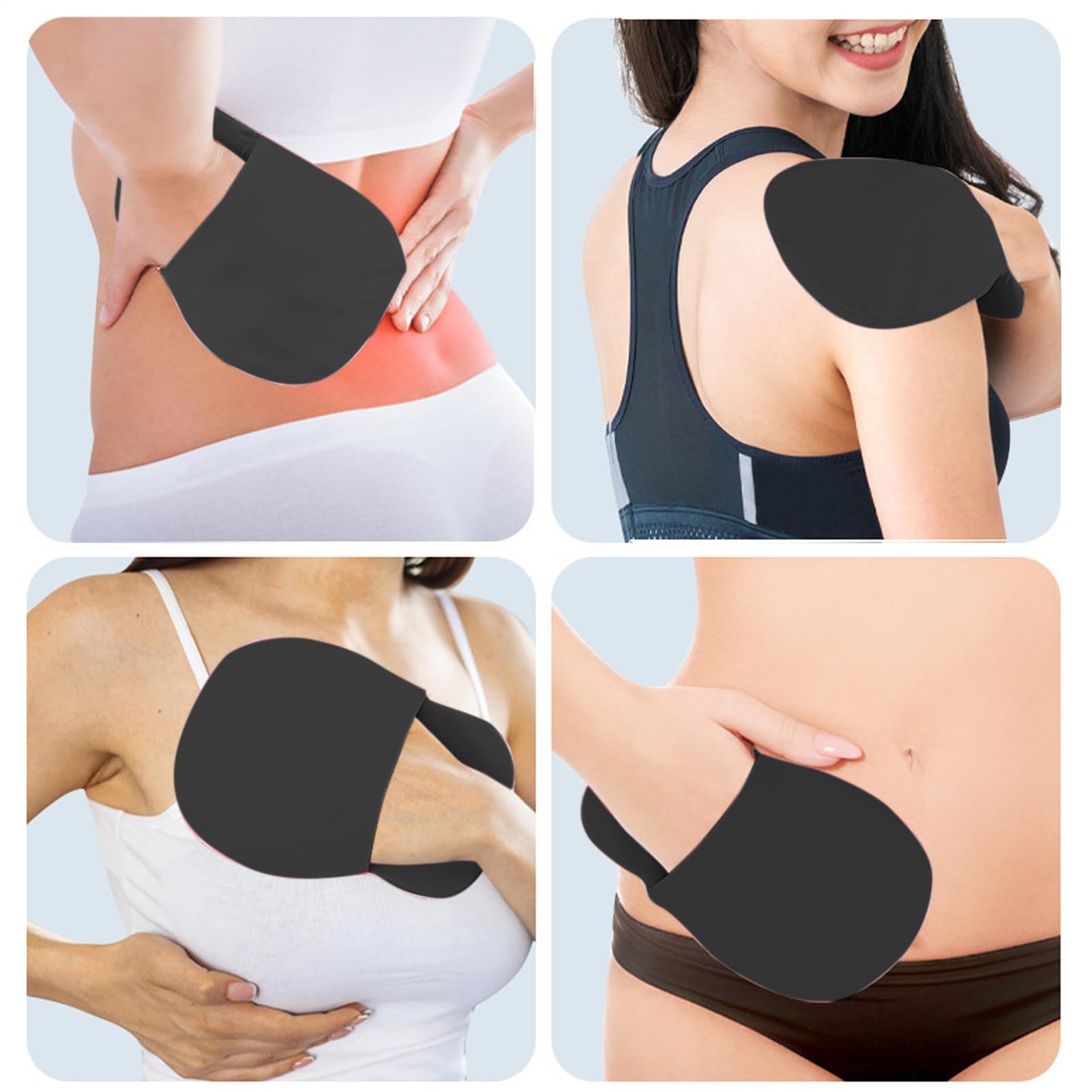 Compresa Fría Para Cuello - Compresa para el Vientre Reutilizable | Compresa De Gel Fría Y Caliente Multiusos Portátil En Forma De Guante Para Cuello Rostro Y Hombros