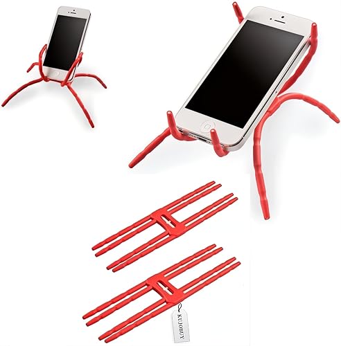 Soporte universal multifunción portátil de araña flexible para iPhone Samsung Google Pixel Soporte para teléfono celular Smartphones Tablets en