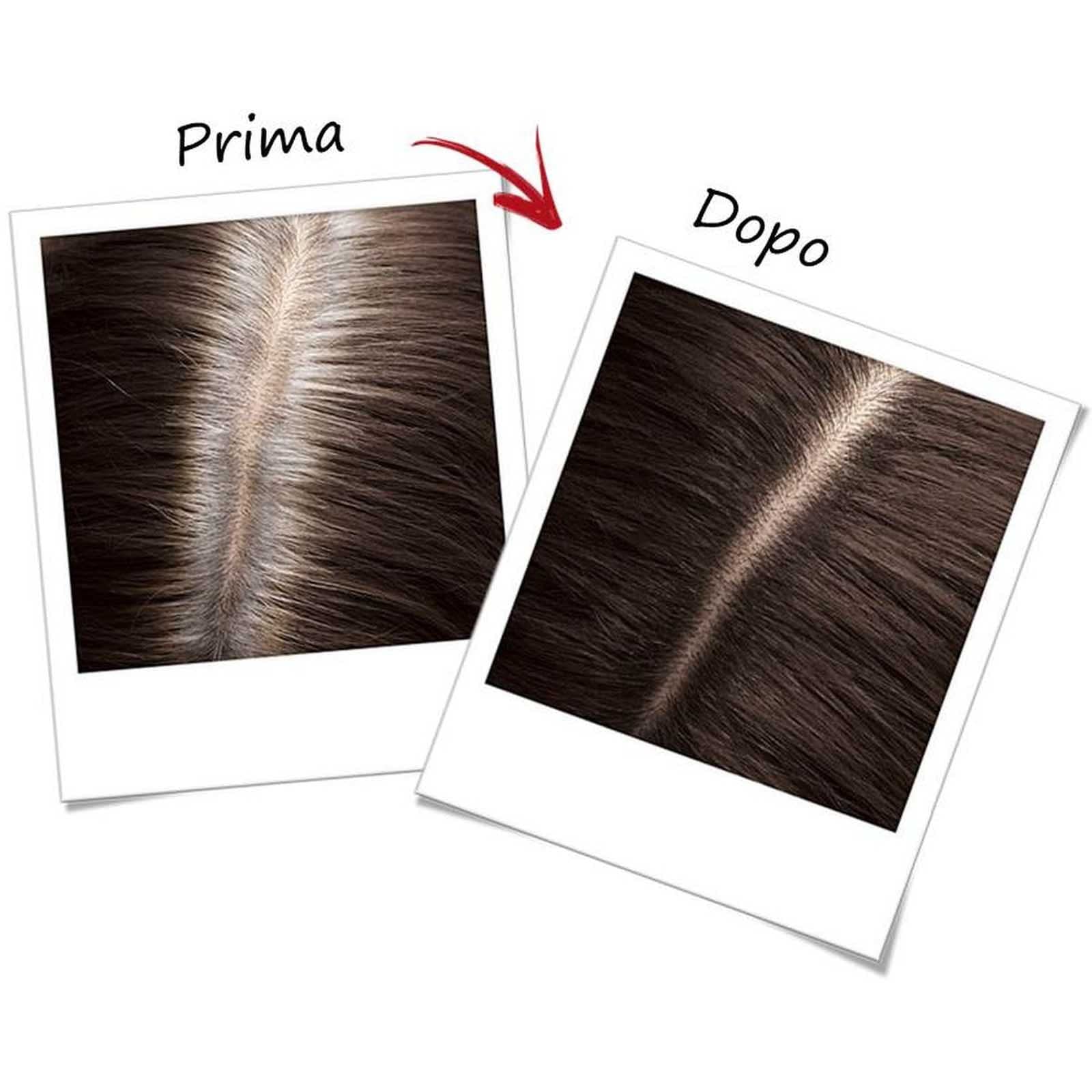 L'Oréal Paris Ritocco Perfetto Spray per Capelli Bruni Correttore Istantaneo Radici Contro Ricrescita Copertura Temporanea Capelli Bianchi Formula No Transfer ad Asciugatura Rapida - 8 Flaconi da 75ml