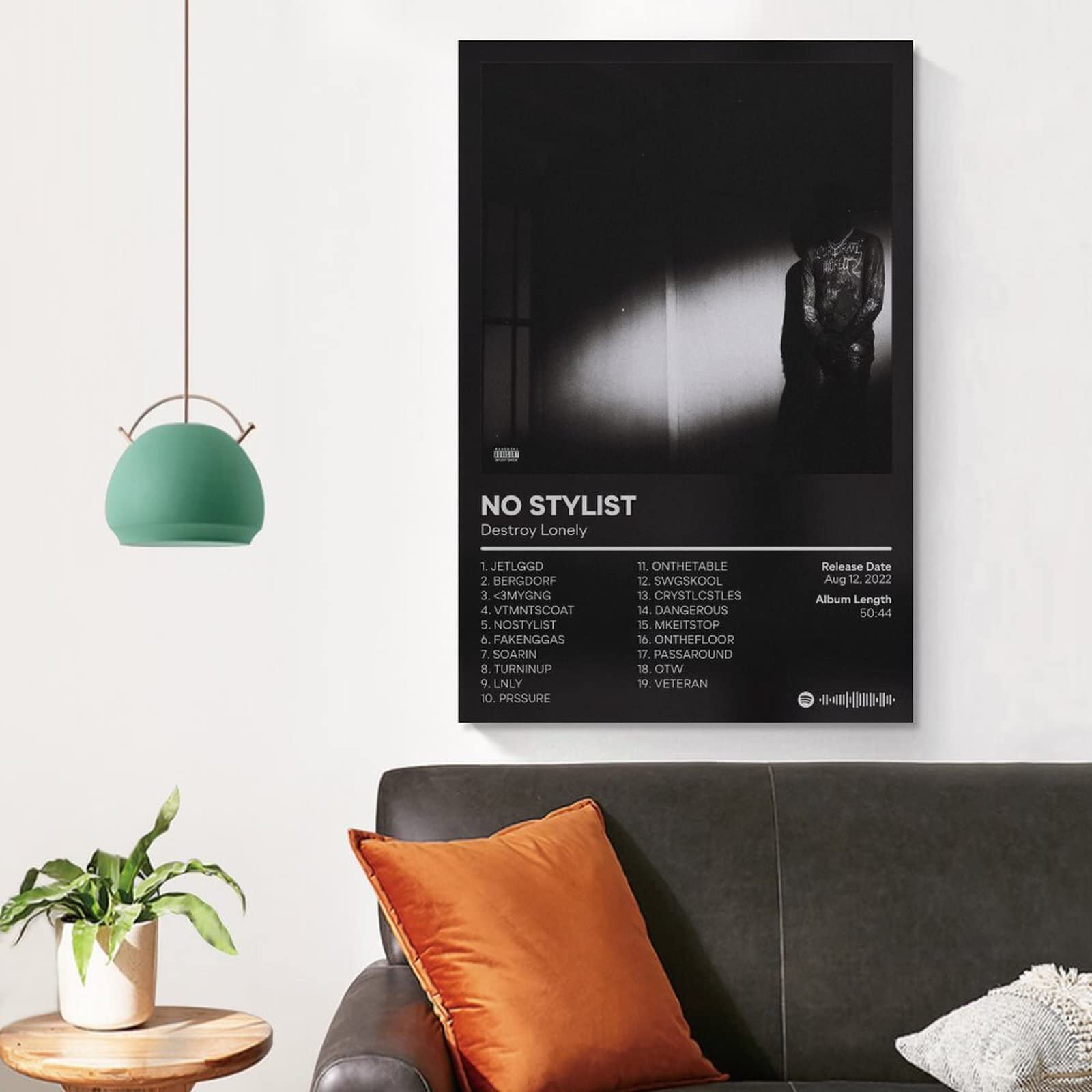 Amazon.com: Destroy Lonely - No Stylist Canvas Poster Bedroom