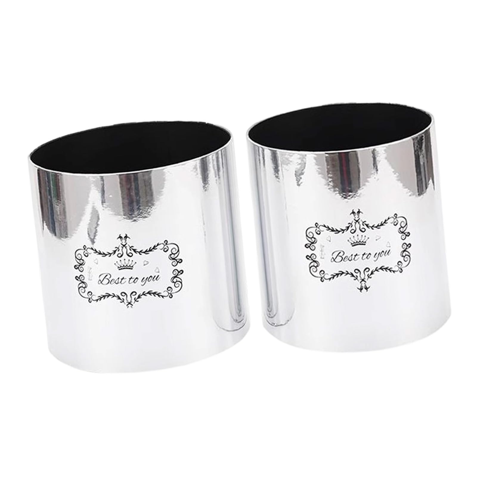 Msioytog Silver Unique Round Flower Bucket Floral Container For Artistic Displays And Special Event Use Home Decoration Old Stoneflower Bucket Party Decoration Box
