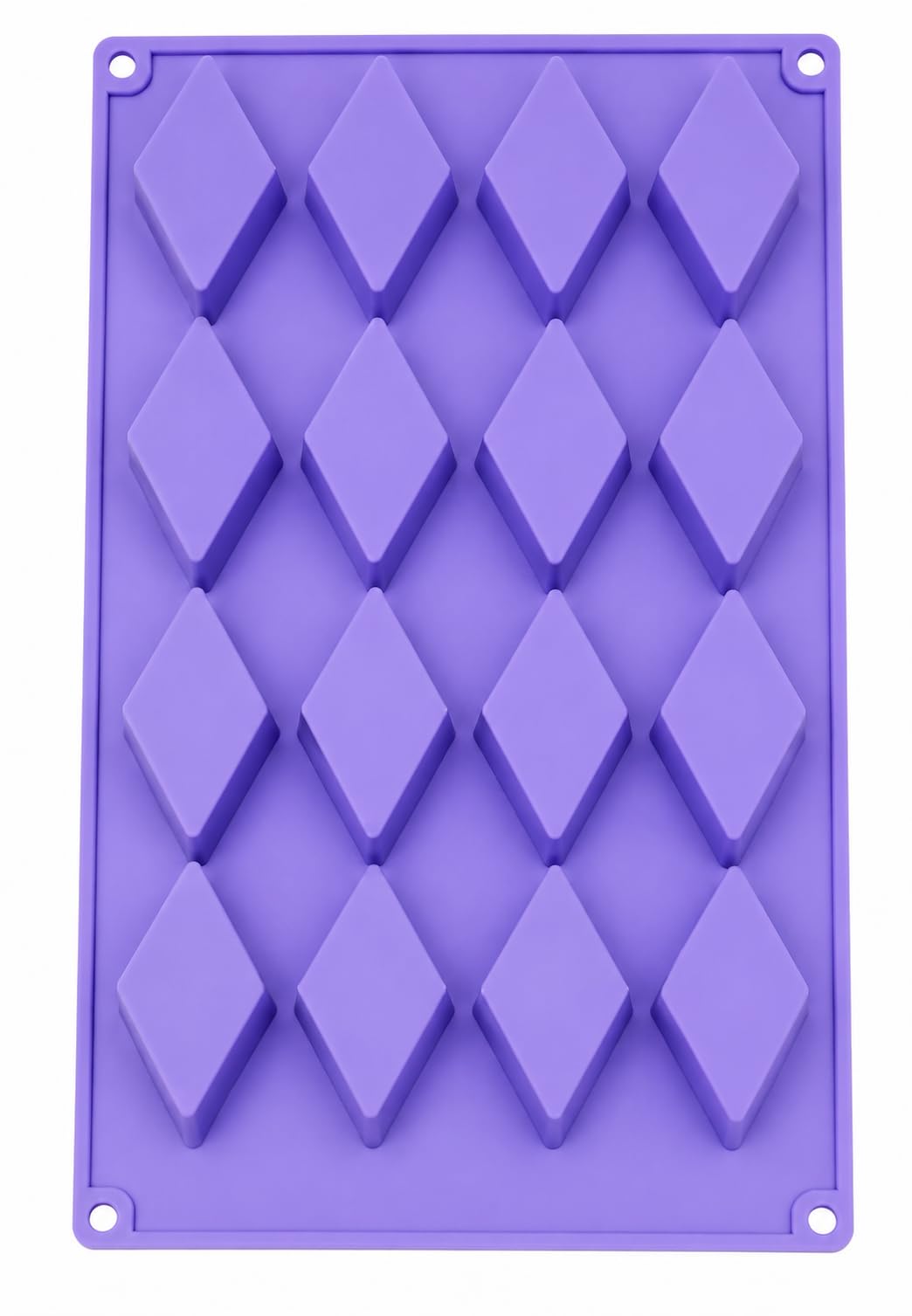 HomeBakers Mart Kaju Katli Diamond Shape Silicone Mold Tray 16 Cavity for Mithai, Chocolate, Candy & Dessert Making-image-29