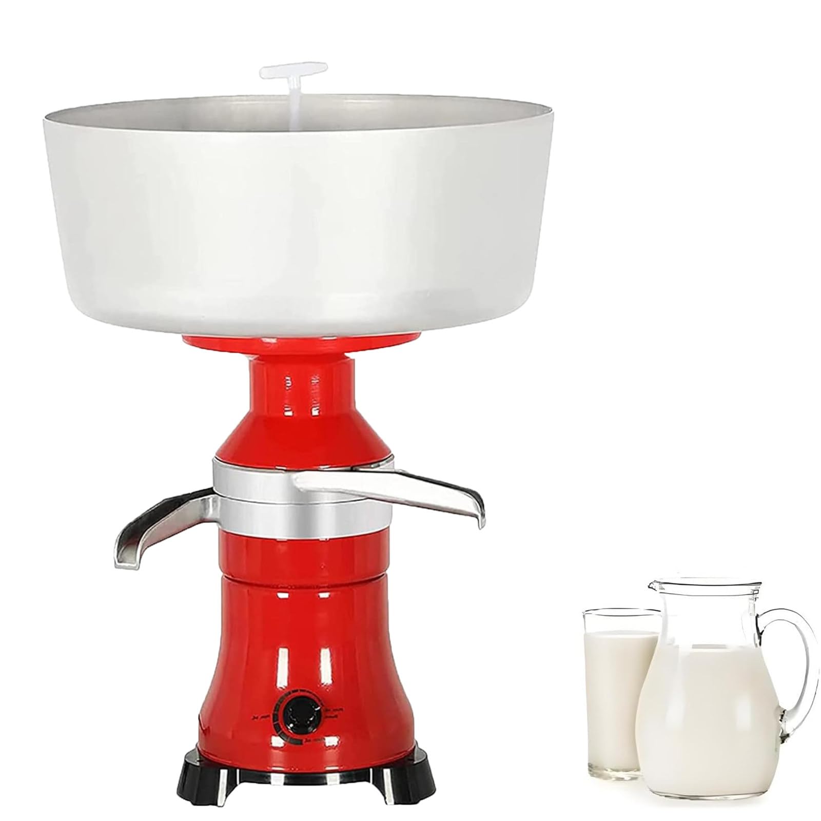 Sahne Separator 12L für Kuh und Ziegenmilch | Geeignet für frische Kuh-, Ziegen- und Schafmilch in Hofladen, Küche und Molkereiraum