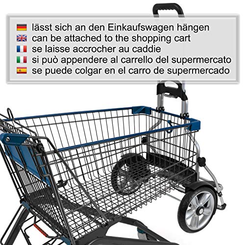 ANDERSEN Einkaufstrolley - Royal Shopper Plus Fado 2.0 blau 74 L Einkaufsroller,Freizeit,Thermo,XXL, Aluminium, klappbar, Kugellagerad – Bild 6