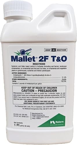 Nufarm Mallet T&O Concentrado de insecticida comercial y residencial, 1pt