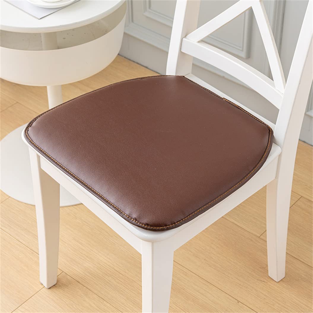 (Satz Von 1/2/4) Hufeisen-Stuhlkissen/Sitzkissen Aus Leder, Strapazierfähige, Weiche Kissen, rutschfeste Polster Für Esszimmer-Küchenstühle Mit Maschinenwaschbarem Bezug