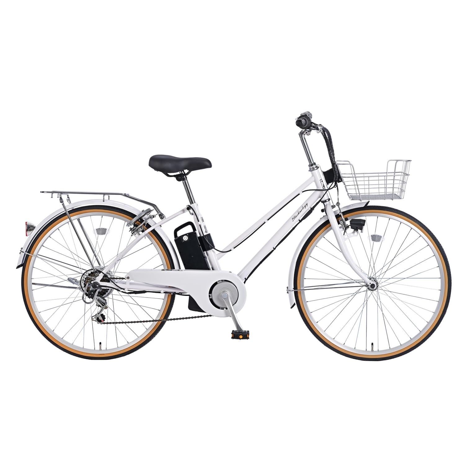 21Technology 電動アシスト自転車 (26インチ) シマノ製外装6段変…