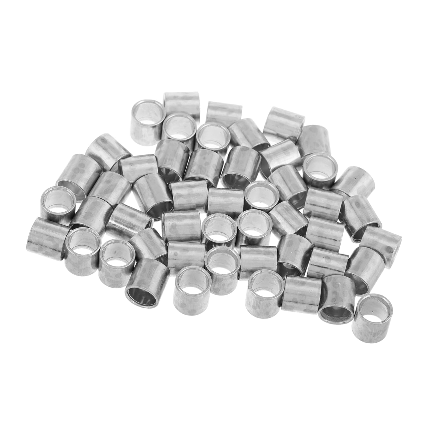 SUPVOX 50pcs Precision Skateboard Axle Sleeves Wheel Stabilizing Retainers Bearings for Skateboards