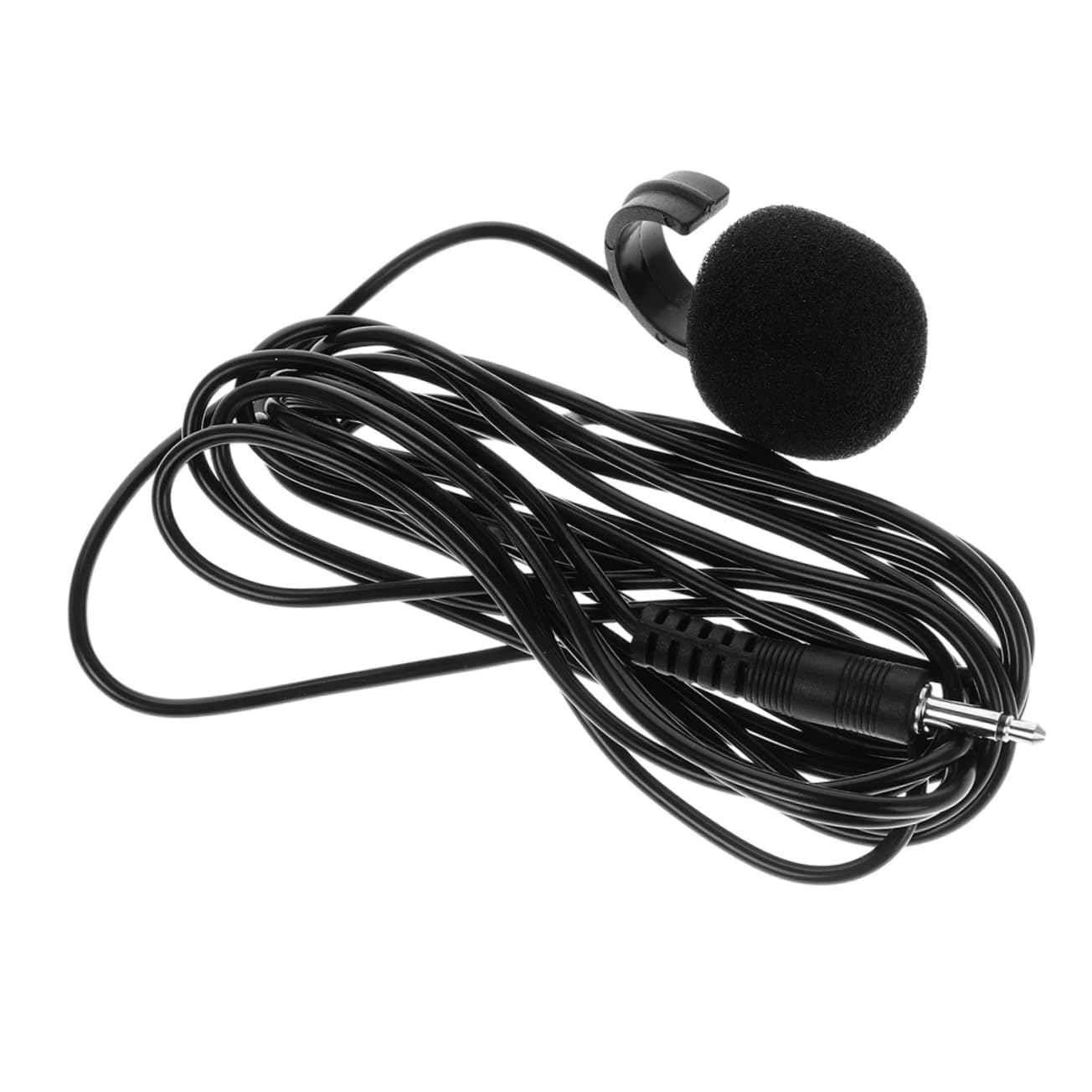 VANZACK 5M Clip Instrument Microphone for Ocarina Flute Harmonica Wired Pickup Mic with Easy Plug and Play Setup Amplifier Function for Sound Performance