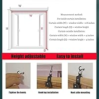 Vista 5 de Persianas enrollables de bambú para patio, persianas enrollables para ventanas sin cordones o con levantador, cortinas de caña anti-UV, opacas