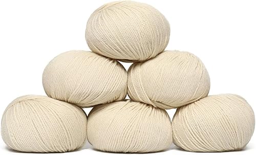Miniatura 65 de Juego de 6 madejas de 100% lana de alpaca bebé (10.58 oz) de peso DK, fabricadas en Perú, celestial suave y perfecto para tejer y hacer ganchillo