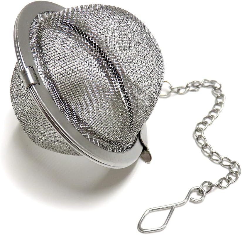 SIYANSHU Stainless Steel Tea Ball with Extended Chain Hook - Tea Strainers for Loose Tea - Tea Forte Infuser Filters - Mesh Tea Strainer (Small Size, Pack of 1). (B0CKNHV3XT) Amazon Price History, Amazon Price Tracker