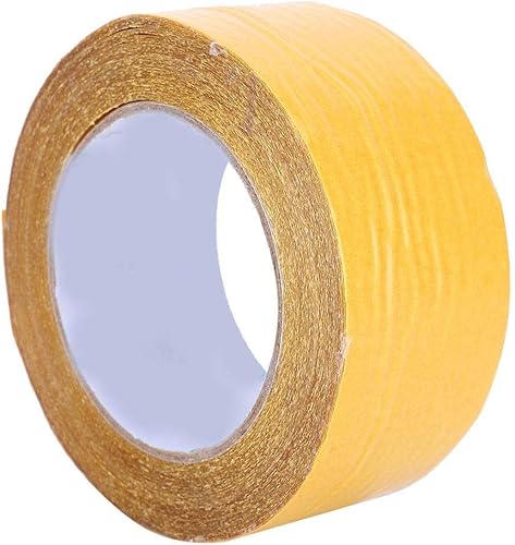 Miniatura 7 de Garosa Cinta de fibra de vidrio de 65.6ft65.6 pies de ancho, cinta de malla de doble cara, impermeable, para aislamiento acústico del suelo (1.969in