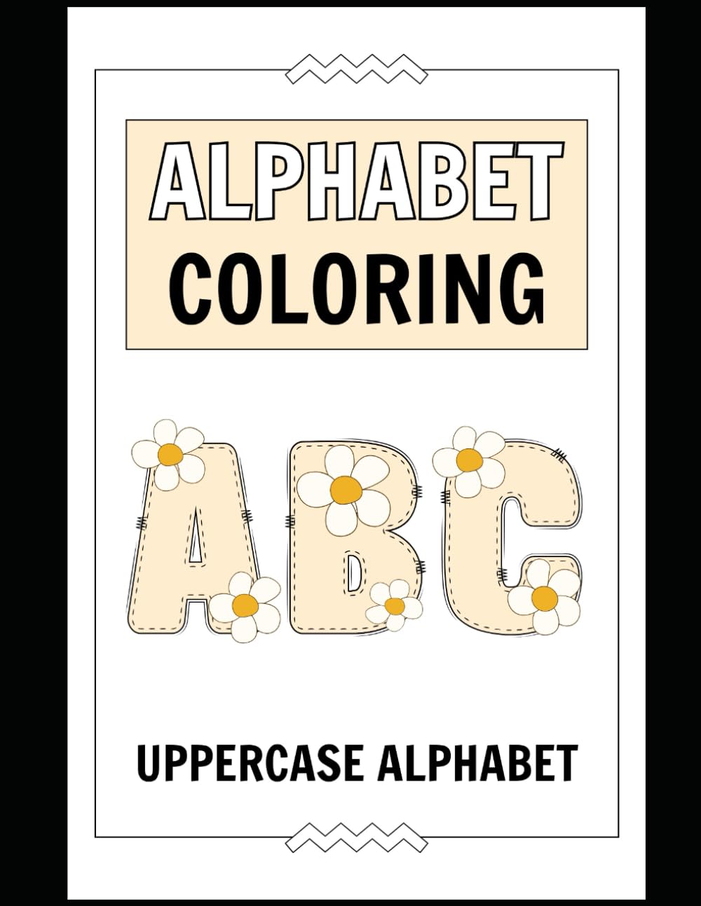 Flower Alphabet: Coloring Book