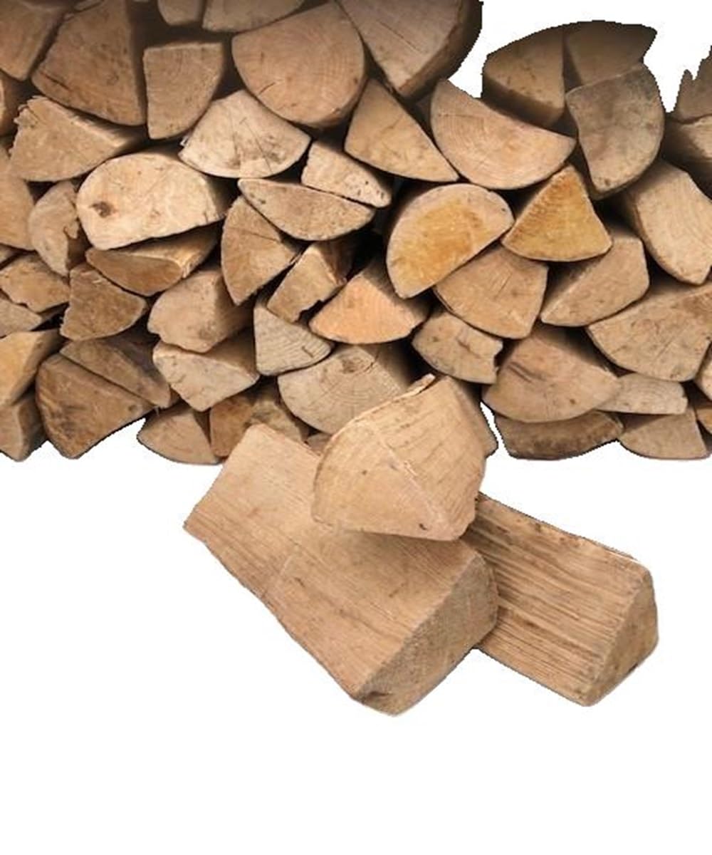 Kiln Dried Premium Hardwood Firewood, 6x40 Litres (15 KG BOXES). High Calorific Logs ideal for Woodburners, Open Fires,Outdoor Fire Pits, Chimineas, Campfires and Larger Pizza Ovens. Fast Delivery