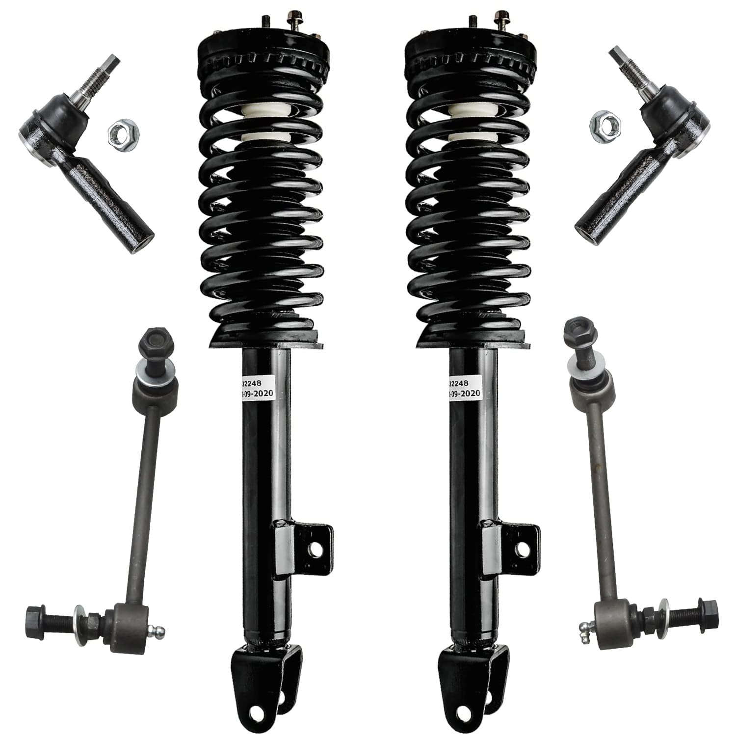 Detroit Axle - 6pc RWD Front Struts Kit for 2005-2010 Chrysler 300