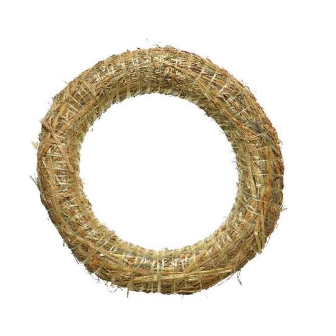 Make Your Own Floral/Christmas Wreath - Blank Straw Wreath/Ring For Christmas Crafts - Available Sizes - 25 cm / 30 cm OR 50 cm (25 cm)