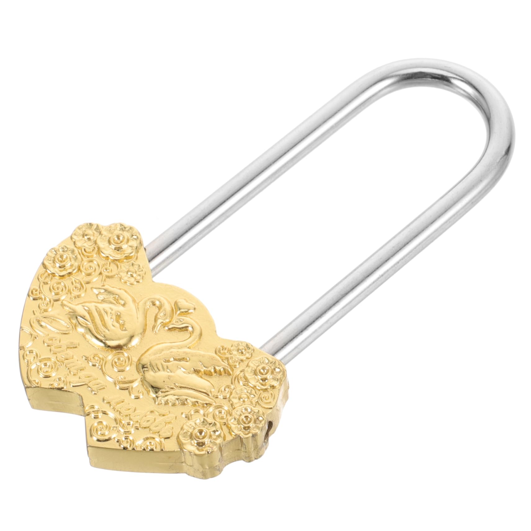 UKCOCO 3stücke Swan Pattern Metal Padlock Vintage Liebesschloss Für Hochzeiten Reisen Und Jubiläen Dekoratives Wunschschloss Mit Feiner Verarbeitung Und Tragbarem Design