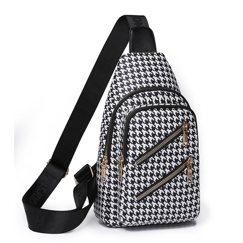 Fanny Pack Crossbody Bags for Women, Fashion Sling Bag for Women,Trendy Fanny Packs Chest Bag for Travel Vacation Trip