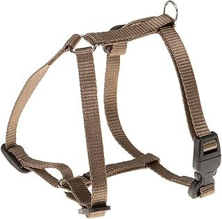 Ferplast Hundegeschirr Kleine Hunde Champion S, Katzengeschirr an 3 Punkten verstellbar, einfach zu tragen, Brustumfang 30–46 cm. Braun product image
