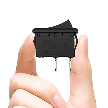 keiko i to 2点 10PCS On/Off Boat Rocker Switch - 2 Pin 2 Position Snap SPST