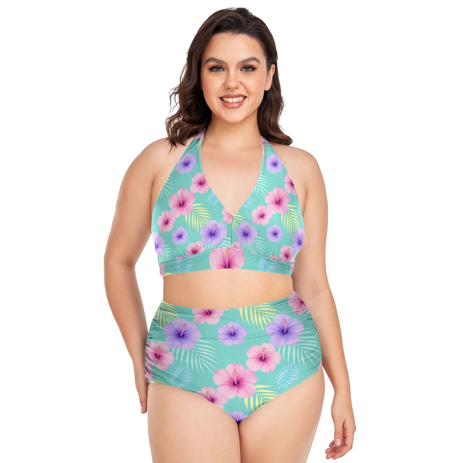 FRODOTGV Stroje kąpielowe damskie plus size L-4XL