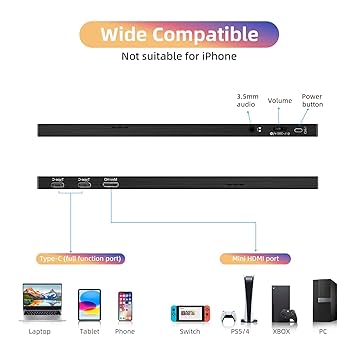 Amazon.co.jp: 【工場直販】モバイルモニター 14インチ モバイル