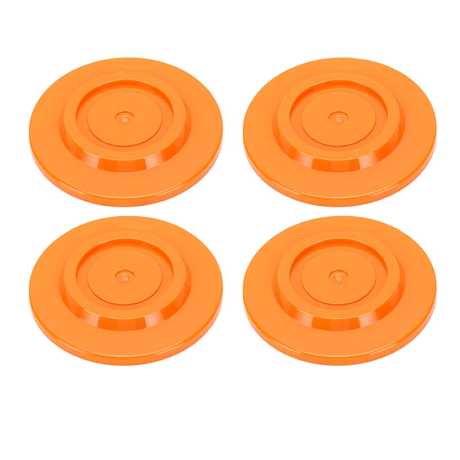 4pcs Tappeti di Livellamento per Rossi Piedini Rotondi 20cm Antiaffondamento Resistenti per Gambe Stabilizzatrici di Rimorchi in PP Rinforzato