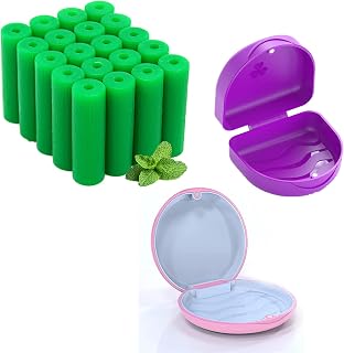 20 PCS Retainer Chewies, Chewies Aligner Tray Seaters, Aligner Chewies, Mint Flavor