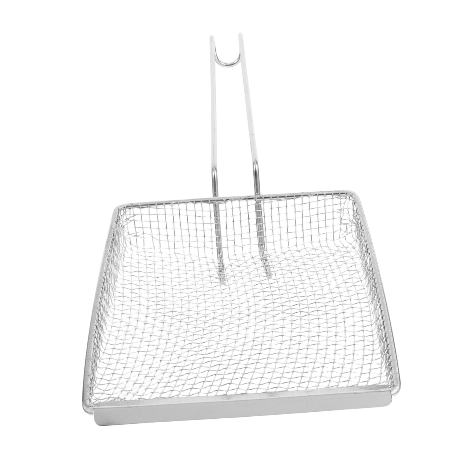 Cuillère à frites manche antidérapant ustensile cuisson filtration métal