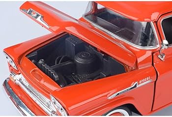 No197 ミニカー1/24 CHEVROLET APACHE PICKUP Amazon.com: Motor Max 1:24 W/B American Classics 1958