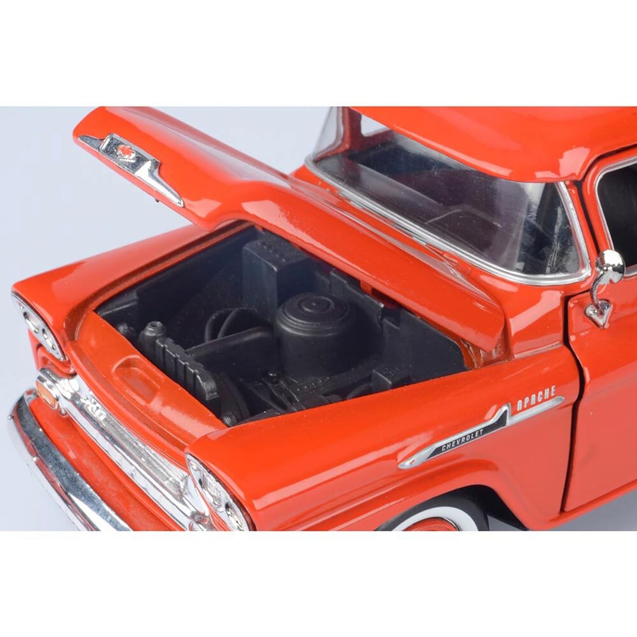 Amazon.com: 1958 Chevrolet Apache Fleetside Pickup Orange 1