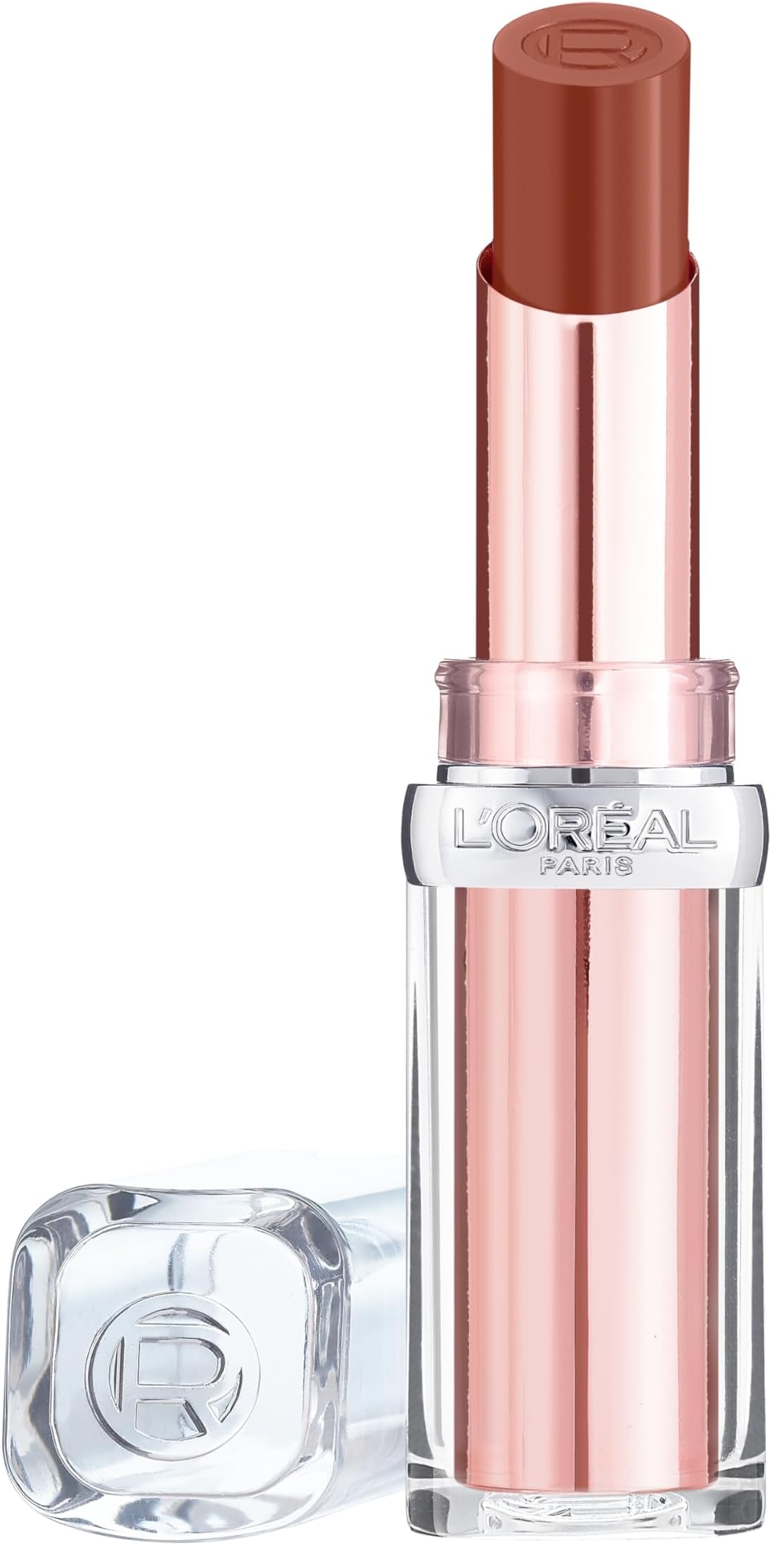 Lipstick, Balm-In-Lipstick, Keep Lips Hydrated and Smooth, Natural-Looking Shiny Finish, Glow Paradise, 107 Brown Enchante?