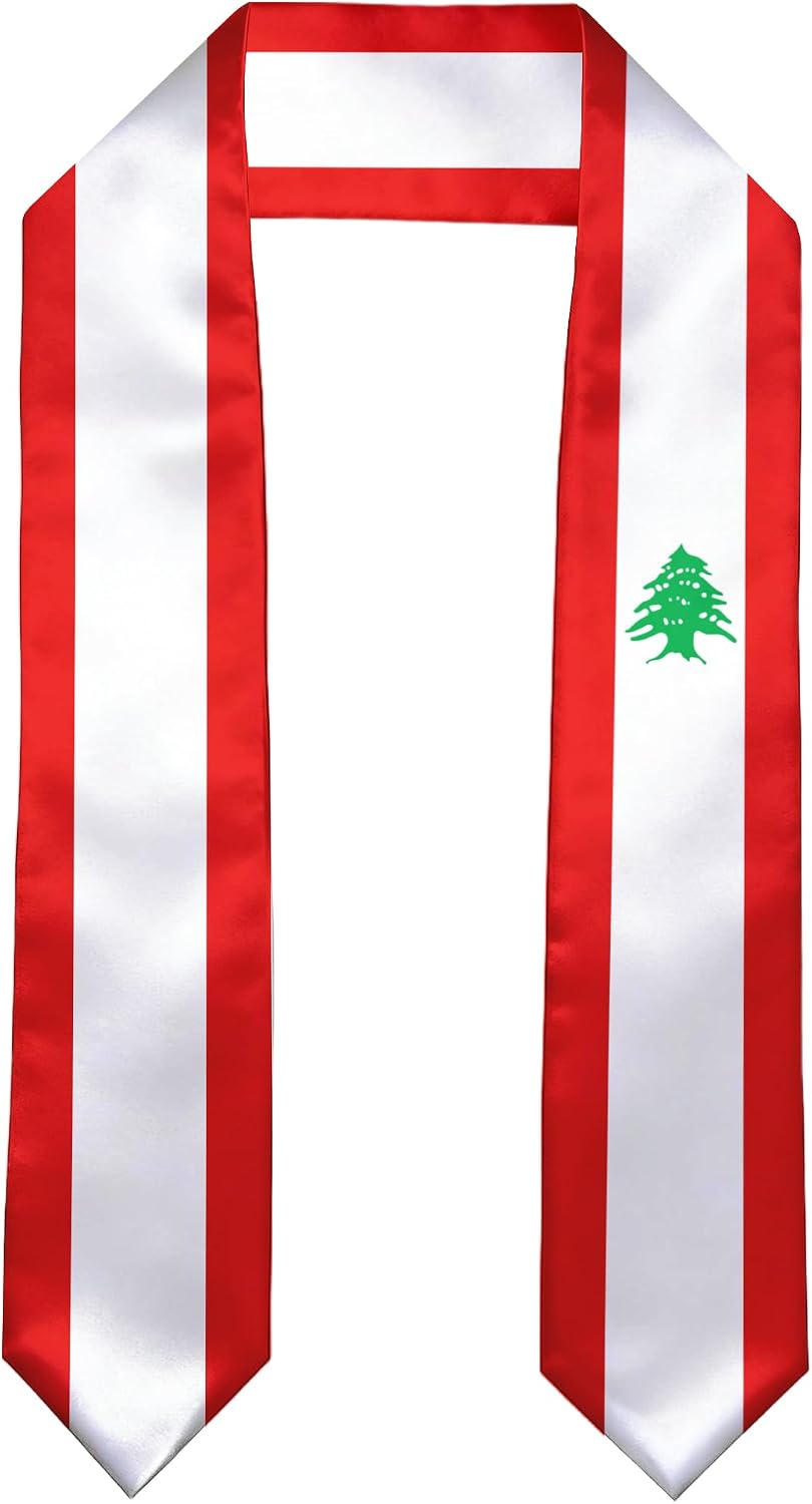 Graduation Sash/Stole 72" Scarf for Study Aboard International Students Graduation Decoration Item Gift