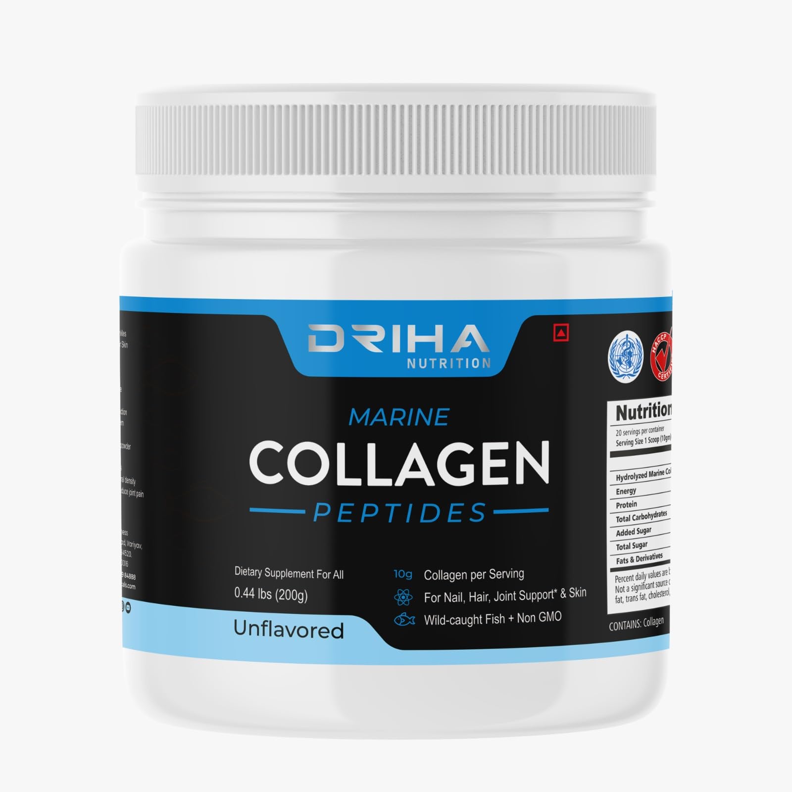 See full amazon price history chart for DRIHA NUTRITION Natural Collagen Powder/Supplement For Men & Women | Pure & Natural Hydrolyzed Type Fish Protein Powder For Healthy Skin, Hair, Nails, Bone & Joint (200 Grams) (Unflavoured) DRIHA NUTRITION Natural Collagen Powder/Supplement For Men & Women | Pure & Natural Hydrolyzed Type Fish Protein Powder For Healthy Skin, Hair, Nails, Bone & Joint (200 Grams) (Unflavoured) (B0CLYHVFSV) Amazon Price History, Amazon Price Tracker