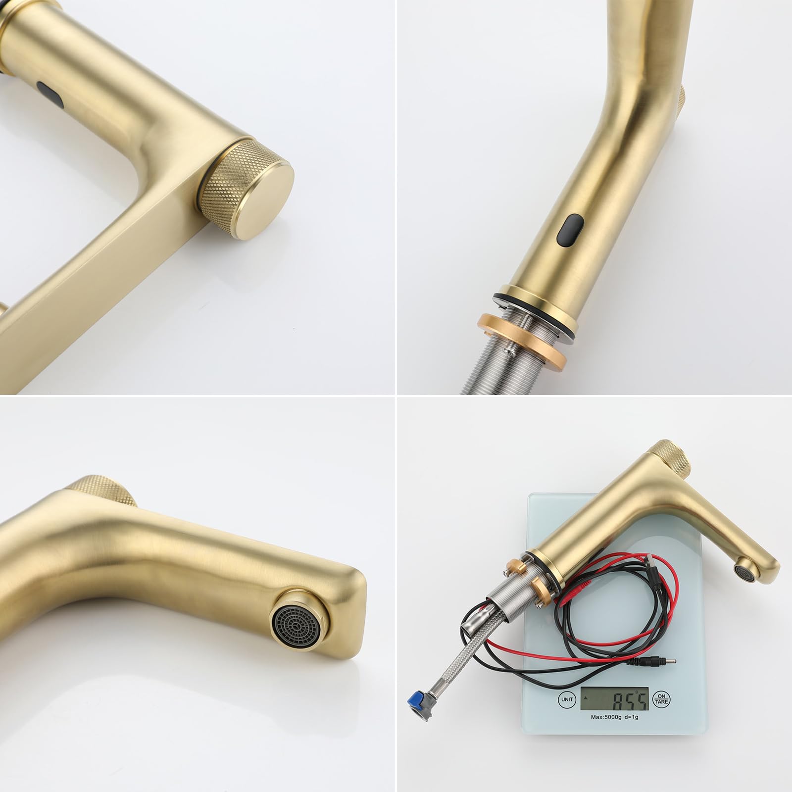 Kleinmann – Wastafel Kraan – Geborsteld Brons – PVD coating – Hoog model