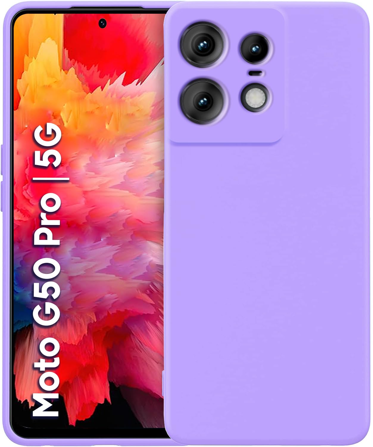 VSHOP for Motorola Moto Edge 50 Pro 5G Phone Case, Soft Slim TPU Silicone Back, Shock Absorption, Skin-Friendly & Anti-Scratch, Case Cover for Motorola Moto Edge 50 Pro 5G Case - Purple (B0D5D9SV28) Amazon Price History, Amazon Price Tracker