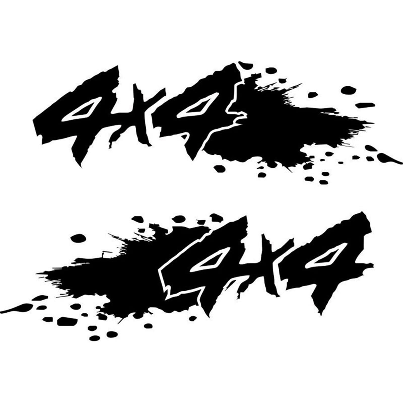 FGLFPXI 4x4 Modeling Sticker, Used for Motorcycle, Car Decoration Decal 15cm * 11cm
